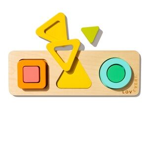 LOVEVERY Geo Shapes Puzzle | Months 19, 20, 21 | The Realist Play Kit